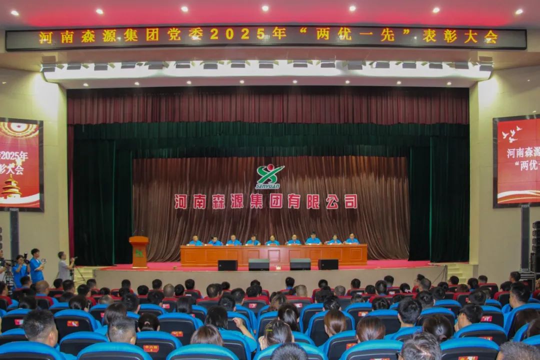 慶七一丨河南森源集團黨委隆重召開2025年“兩優(yōu)一先”表彰大會